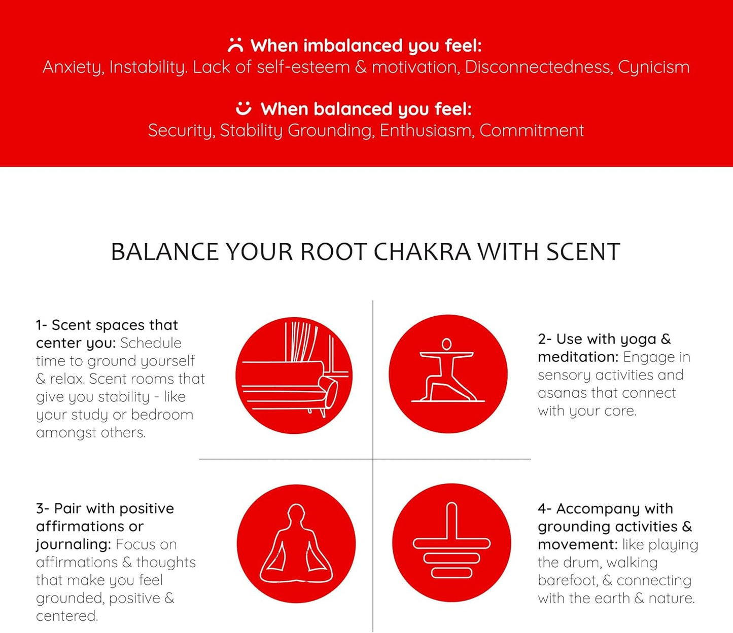 | Muladhara |Root Chakra Aromatherapy Spray