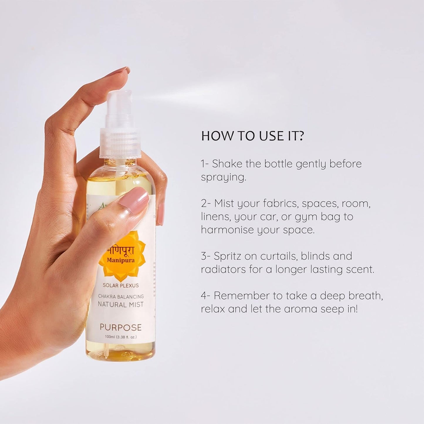 | Manipura |Solar Plexus Chakra  Aromatherapy Spray 