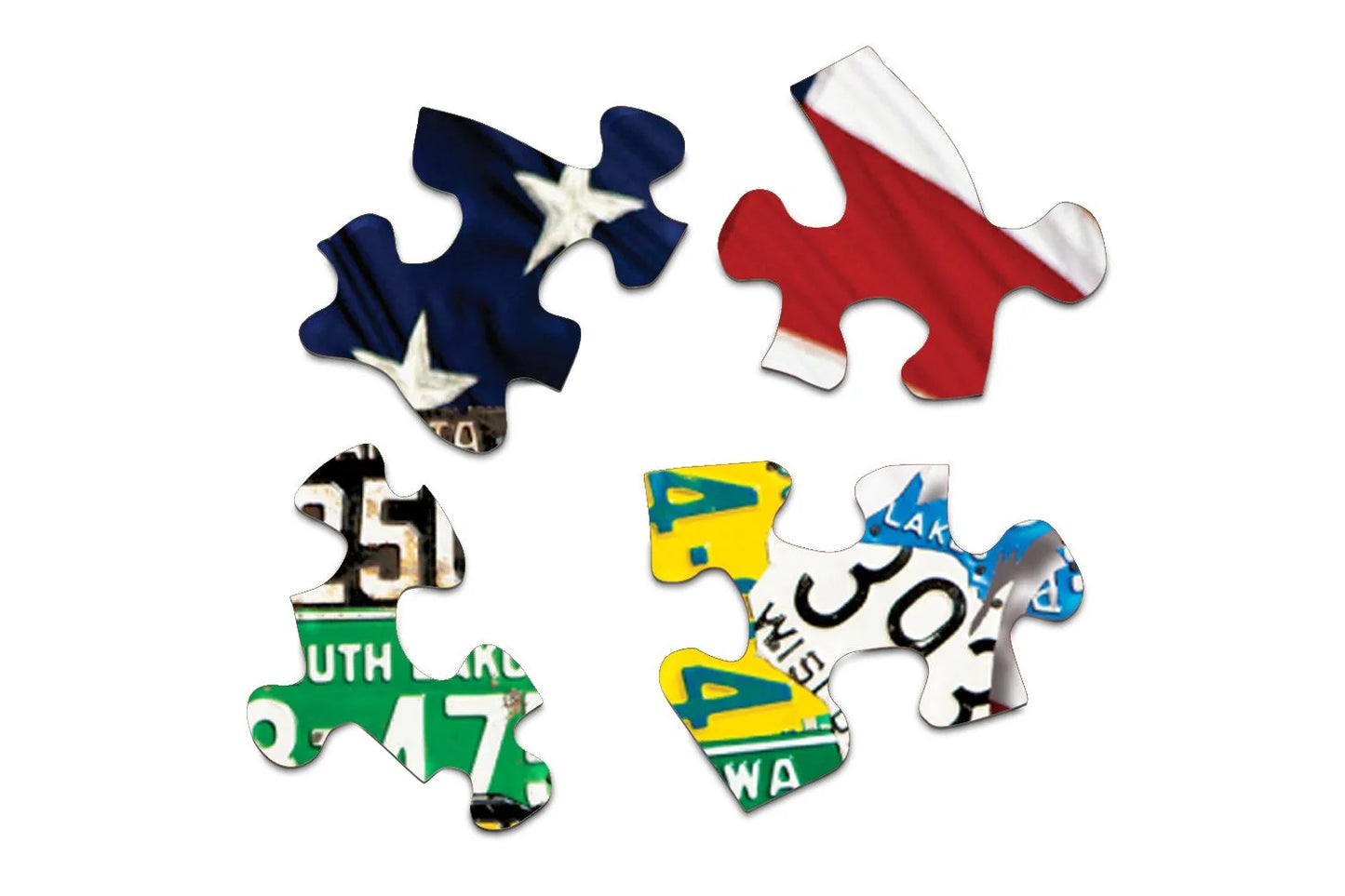 , State Plates 400 Piece Puzzle