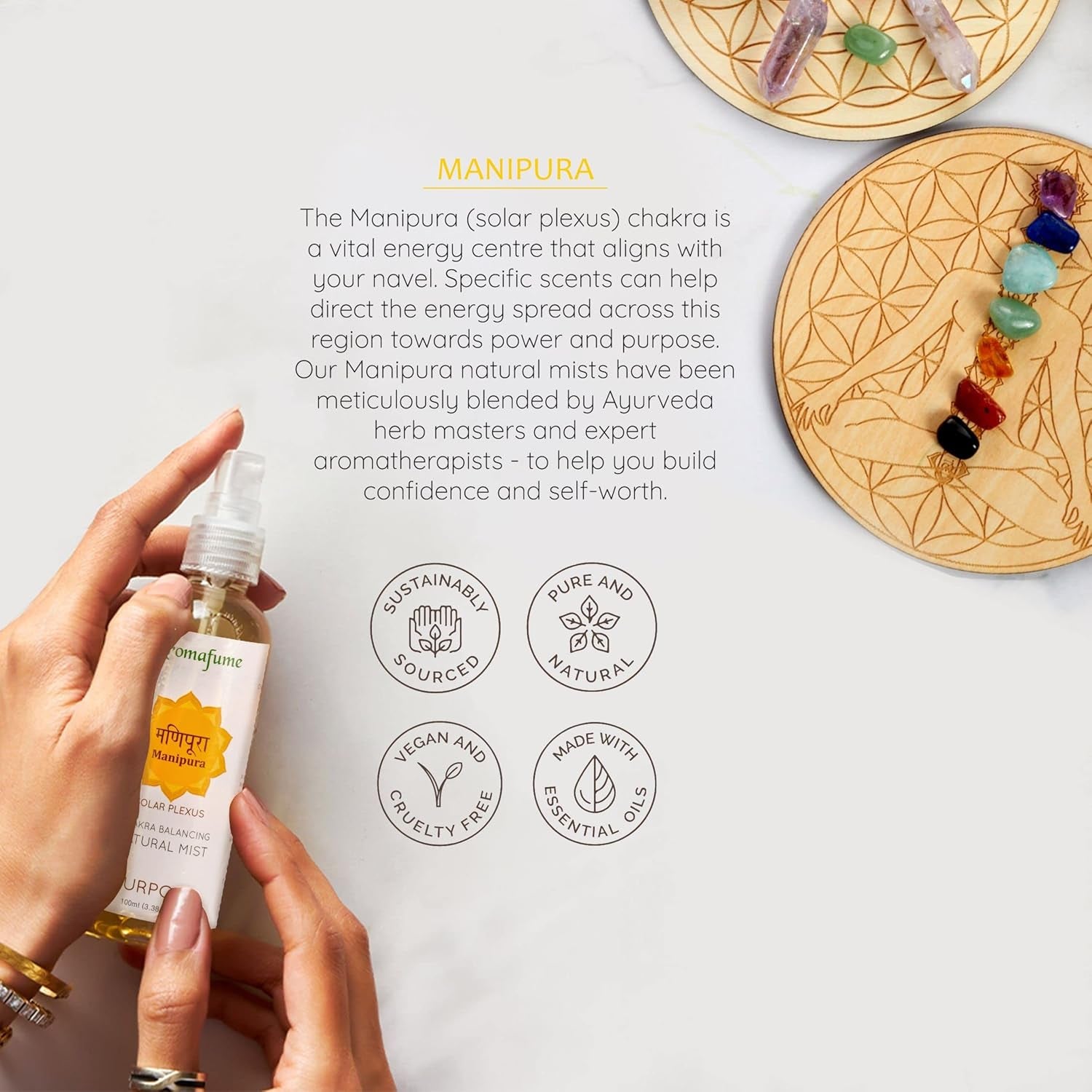 | Manipura |Solar Plexus Chakra  Aromatherapy Spray 