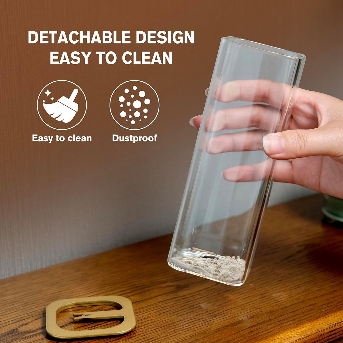  Golden Glass Incense Burner Stick Holder