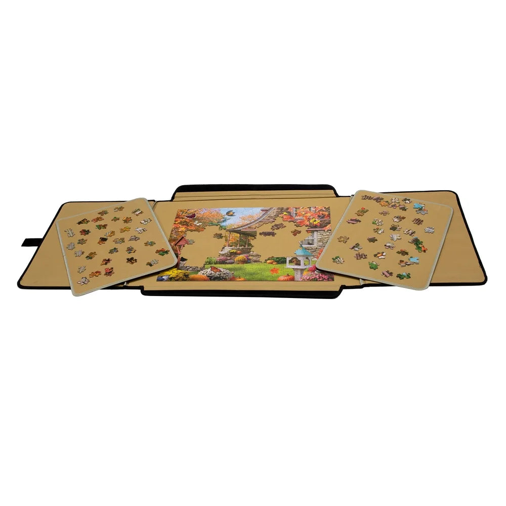 - Unique Fabric Jigsaw Caddy - Portable Puzzle Board for 1500 Pieces