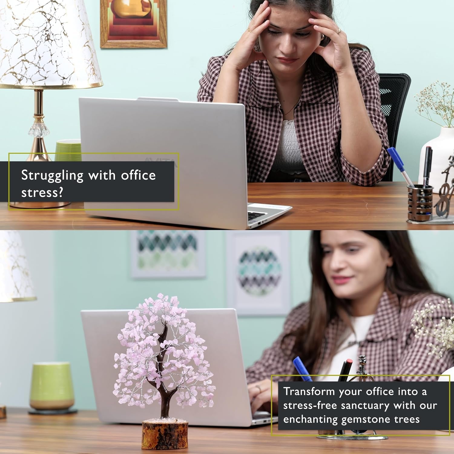 Rose Quartz  Feng Shui  Crystal Tree of Life