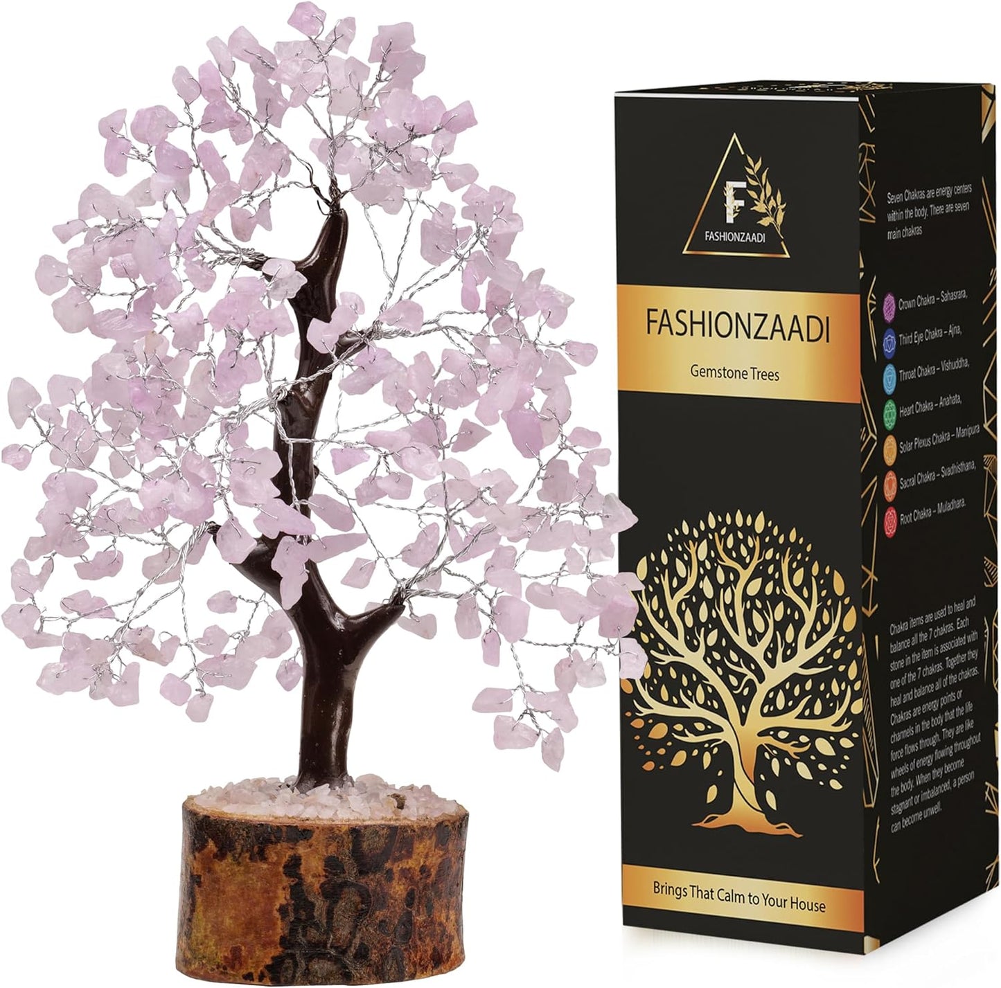 Rose Quartz  Feng Shui  Crystal Tree of Life