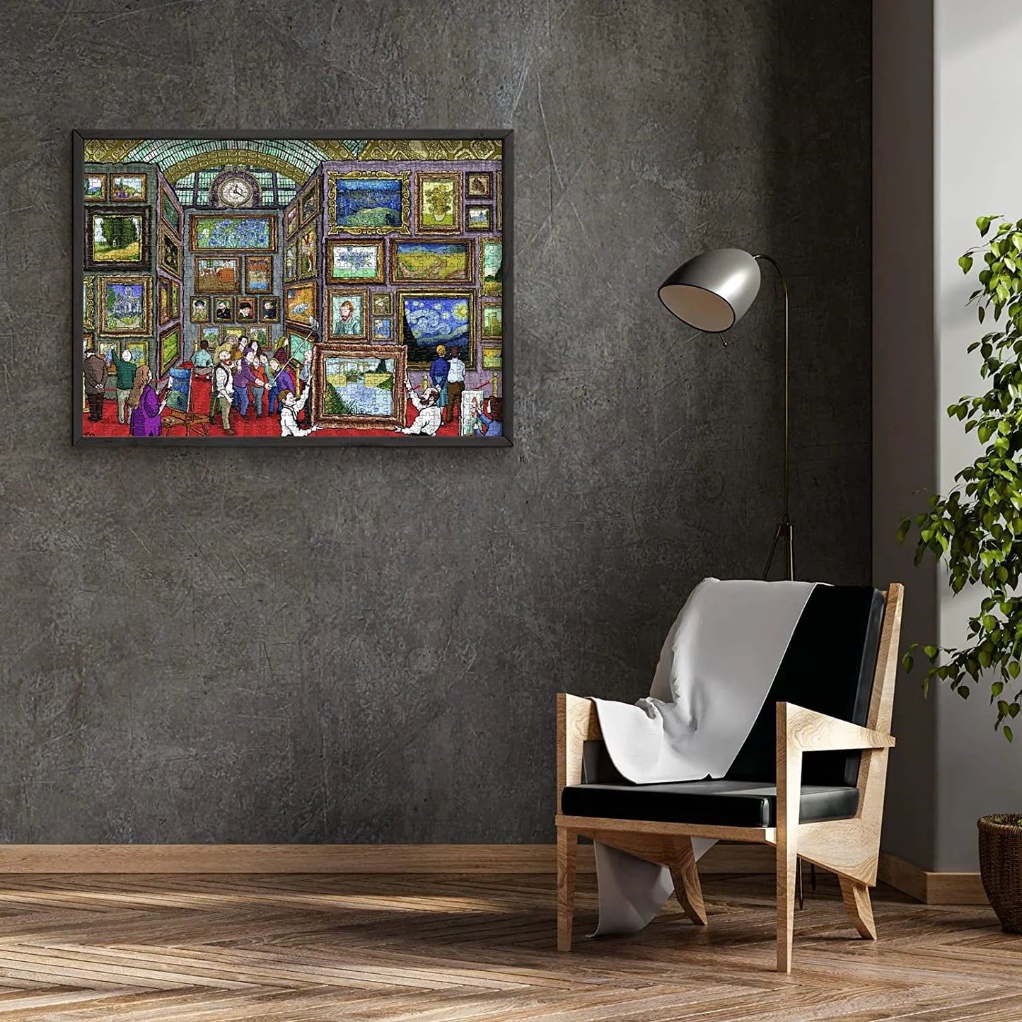 - 1000 Piece Puzzle for Adults, Van Gogh Jigsaw Puzzles 1000 Pieces, Van Gogh'S Time Travel to Muse Da Orsay Puzzles for Adults 1000 PC by Alireza Karimi Moghaddam