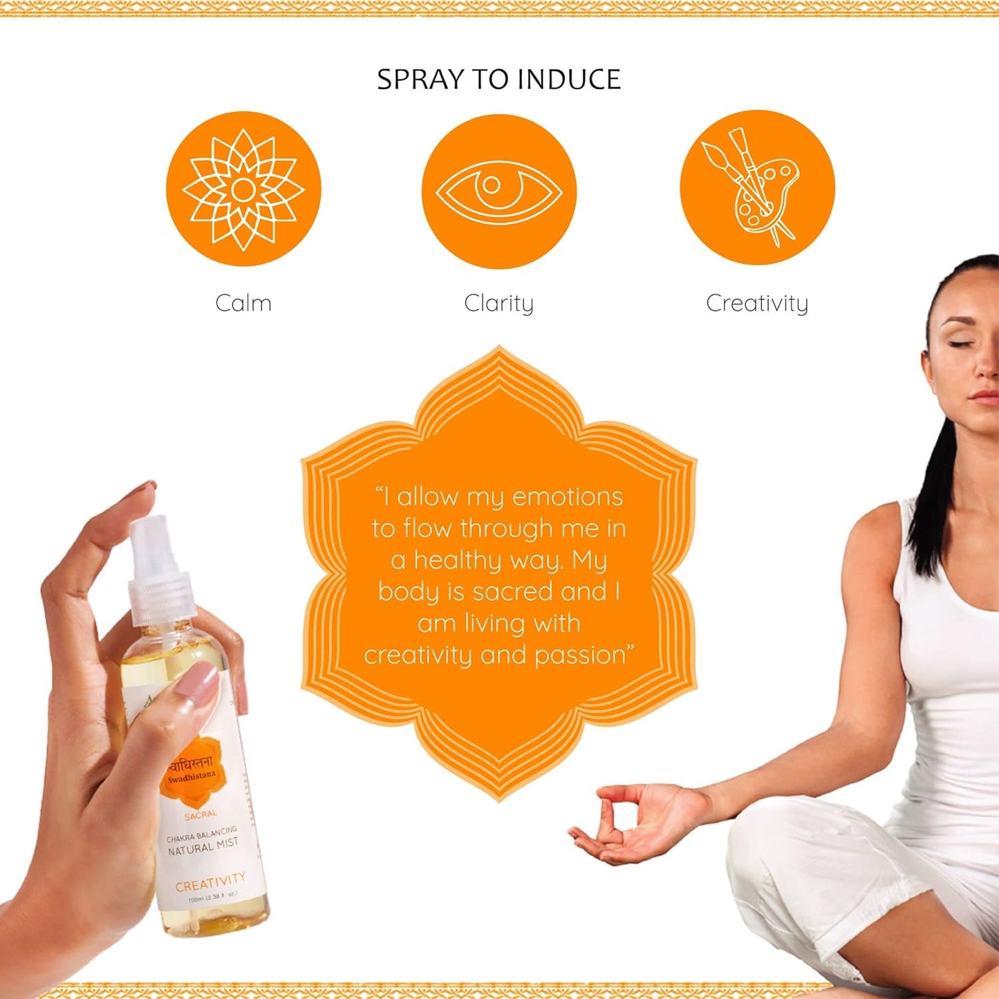  | Swadisthana | Sacral Chakra Aromatherapy Spray 