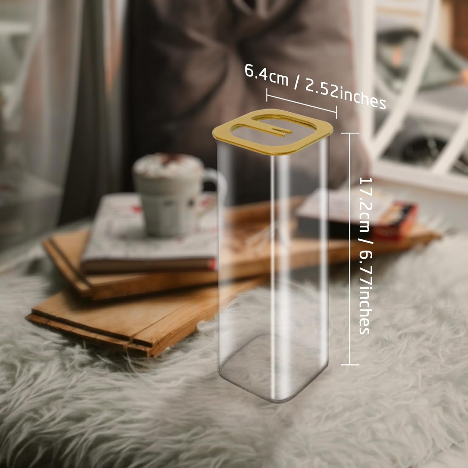  Golden Glass Incense Burner Stick Holder