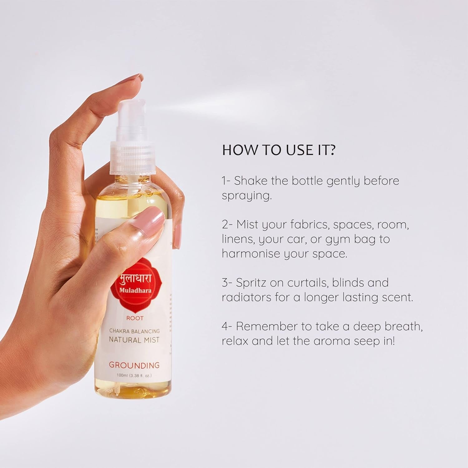 | Muladhara |Root Chakra Aromatherapy Spray 