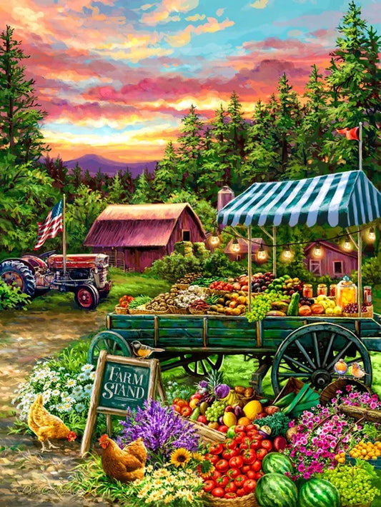 The Fruit Stand 1000 Piece Adult Jigsaw Puzzle