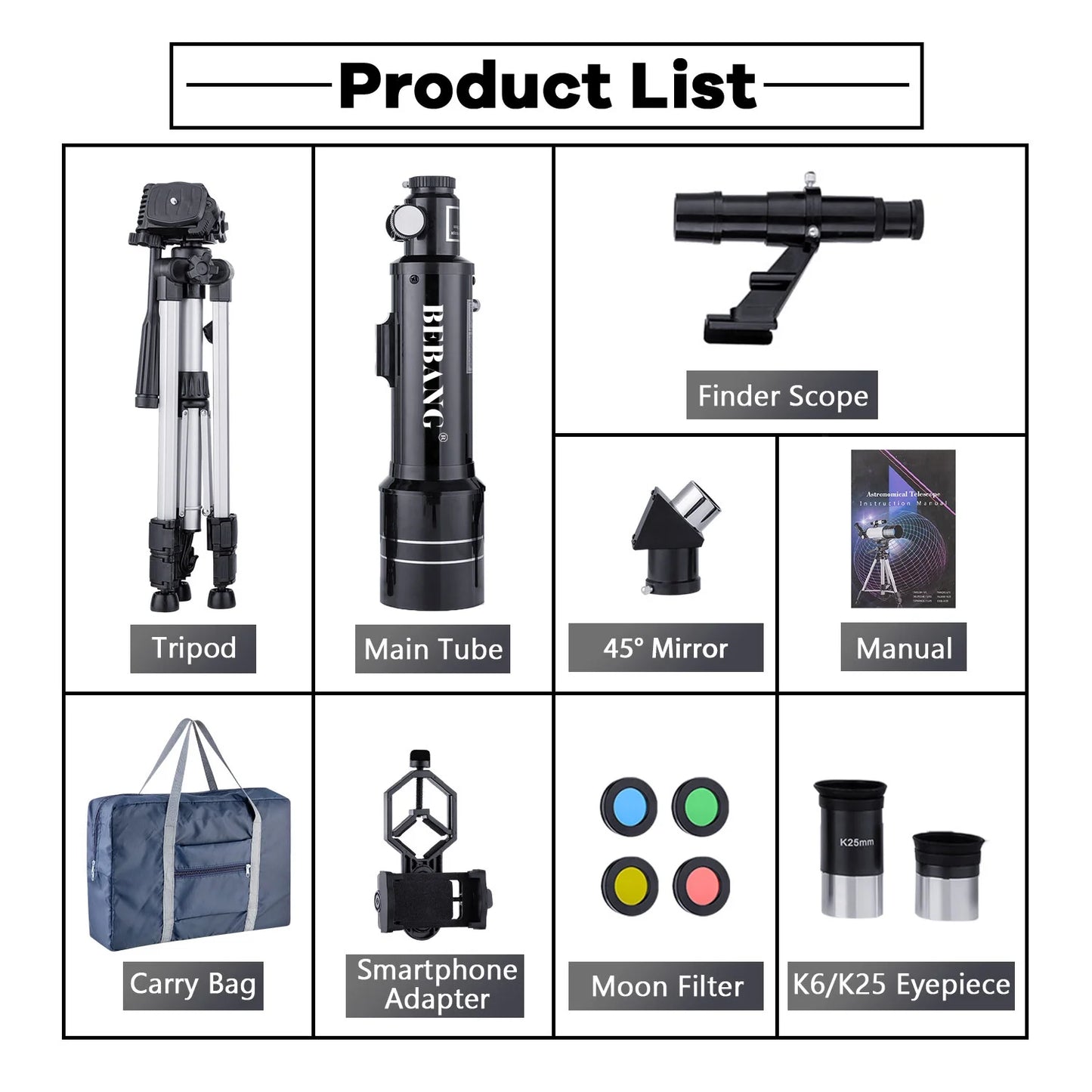 Telescope for Astronomy