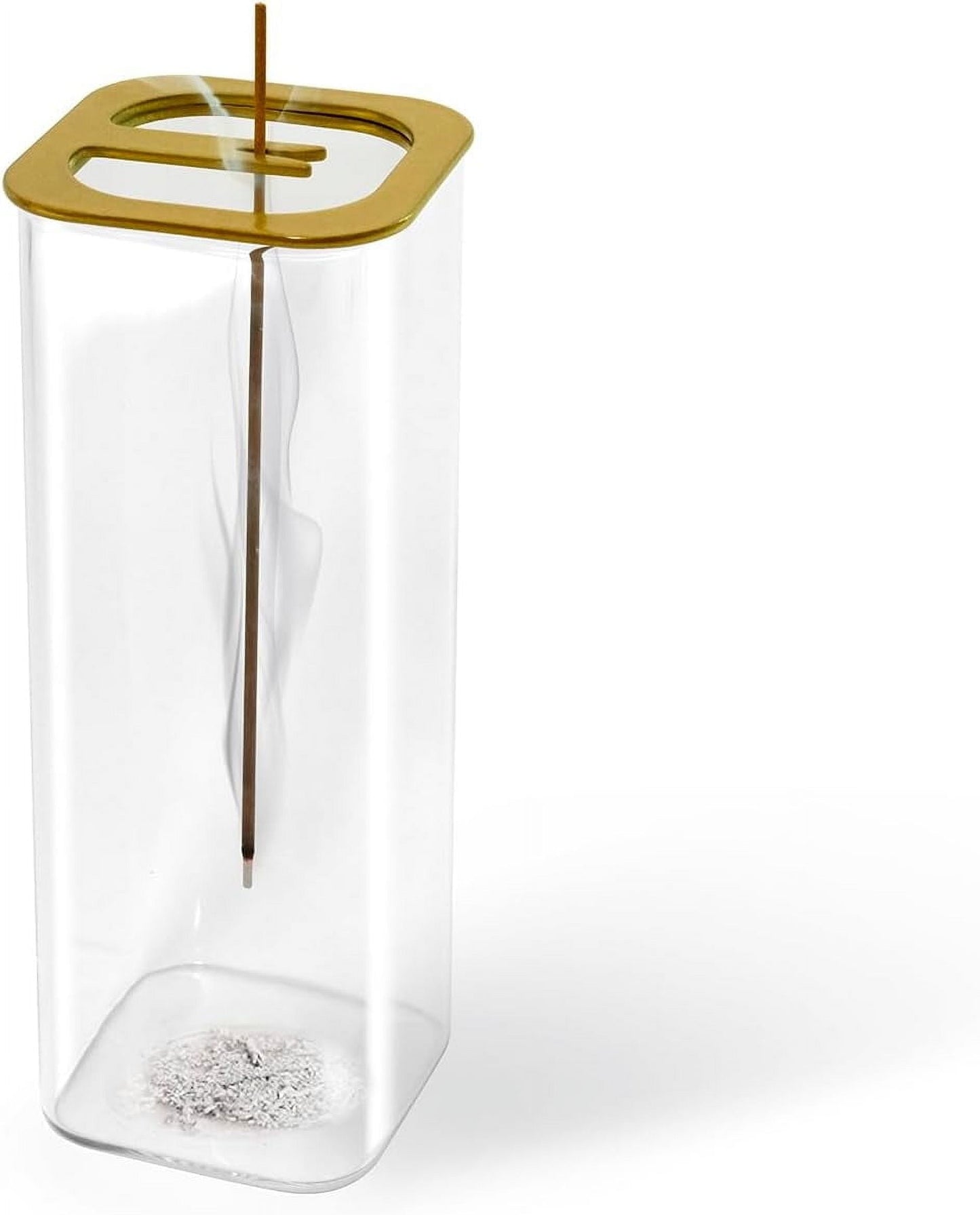  Golden Glass Incense Burner Stick Holder