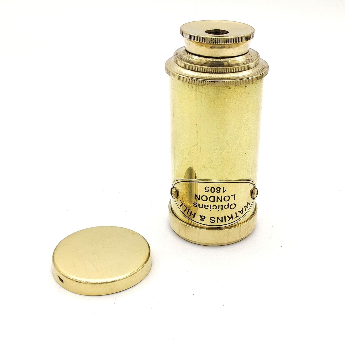 Nautical Brass Spyglass Telescope with Wooden Box