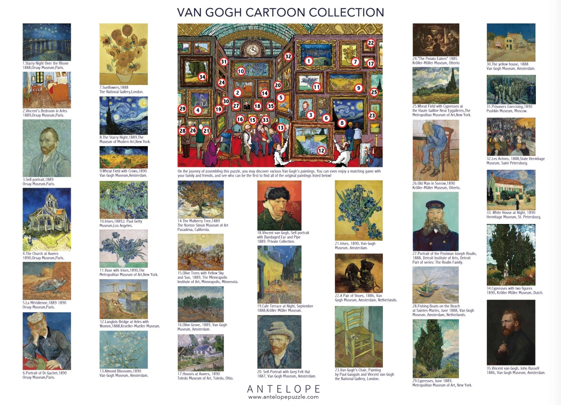 - 1000 Piece Puzzle for Adults, Van Gogh Jigsaw Puzzles 1000 Pieces, Van Gogh'S Time Travel to Muse Da Orsay Puzzles for Adults 1000 PC by Alireza Karimi Moghaddam