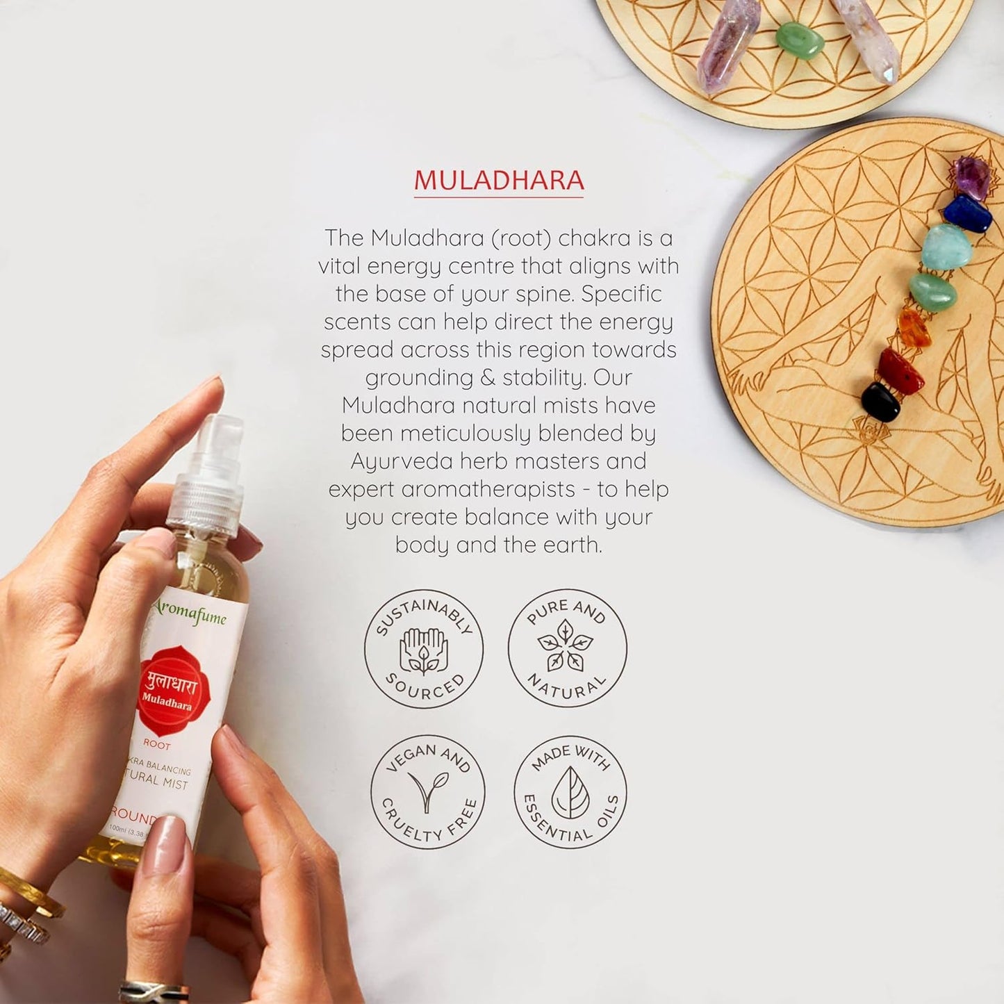 | Muladhara |Root Chakra Aromatherapy Spray 