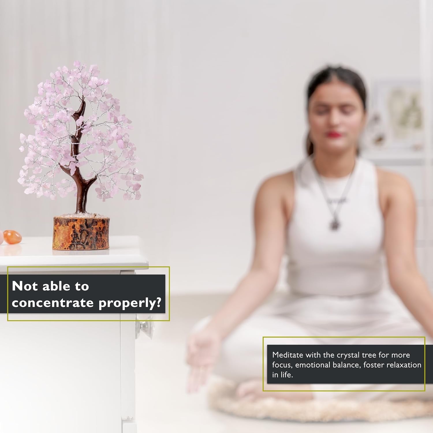 Rose Quartz  Feng Shui  Crystal Tree of Life