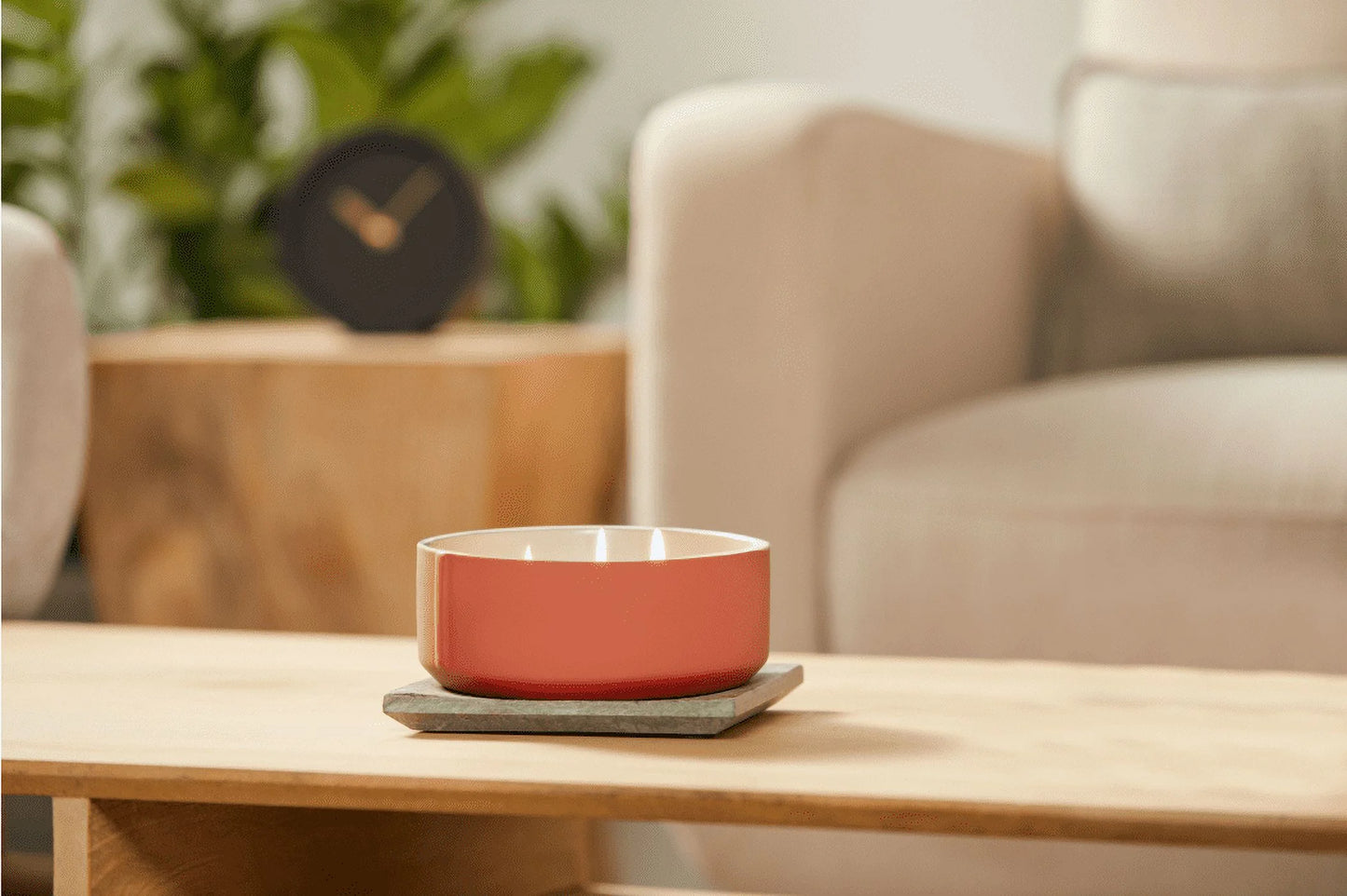 Chesapeake Bay Red Ginger - 14.9Oz Soft-Touch 3-Wick Ceramic Candle